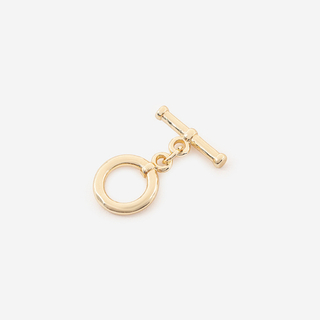 Замок тогл "Классика", диаметр кольца 12,5мм, позолота