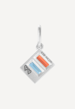 Подвес из серебра "Закат на море"