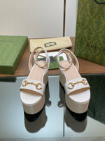 Gucci Horsebit Flatform Sandal