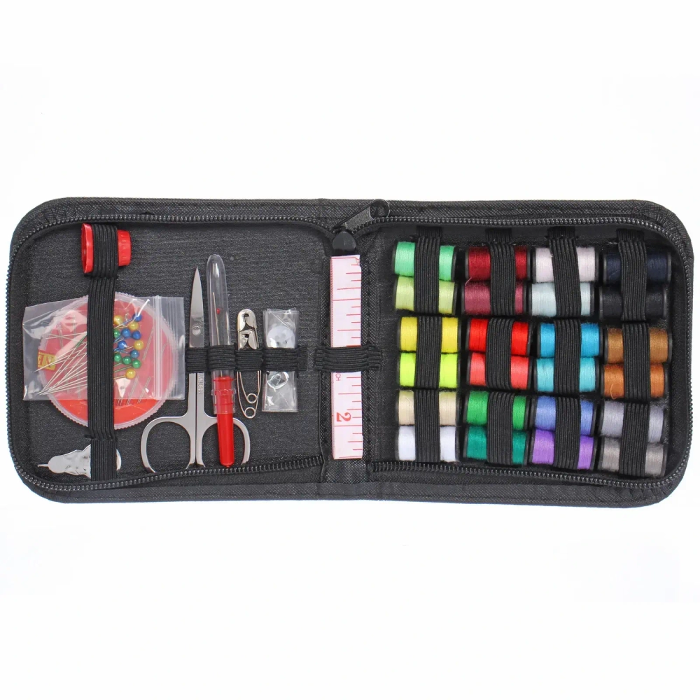Швейный набор для рукоделия в органайзере «Favorite Hous «, компактный, 34 предмета, 12*12*3см