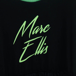 Платье трикотажное (сетка) MARC ELLIS Черный/Зеленые полосы/Черные пайетки (Девочка)
