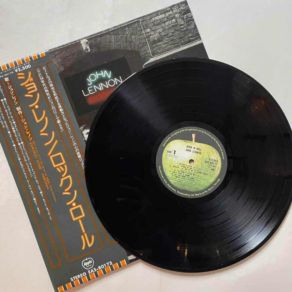 Винтажная виниловая пластинка LP John Lennon Rock N Roll (Japan 1975) (Obi) Bring It On Home