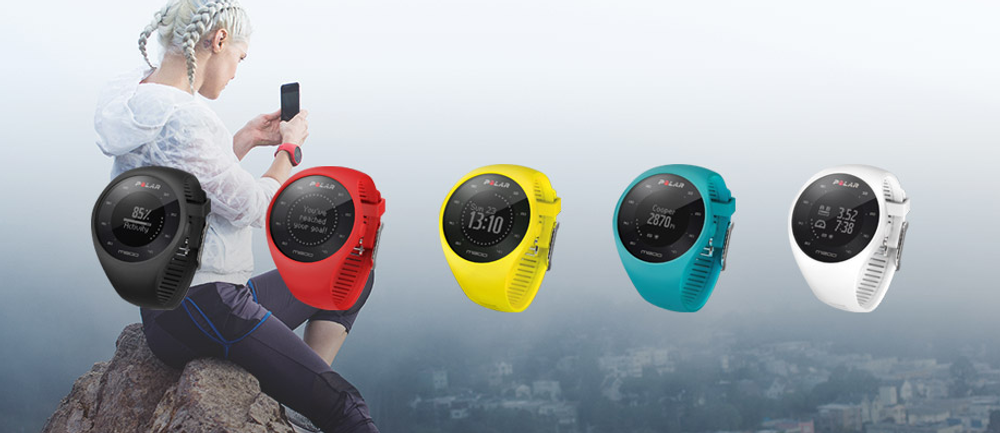 Сменный силиконовый ремешок для POLAR M200 белый, white strap