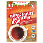 In the Raw, Monk Fruit In The Raw®, нулевой подсластитель, 40 пакетиков, 32 г (1,12 унции)