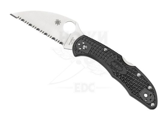 Складной нож Spyderco Delica 4 C11FSWCBK c клинком из стали VG-10, рукоять FRN