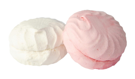 Зефир "Бело-розовый" Красный пищевик