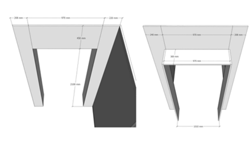 Мебельные панели на стене
