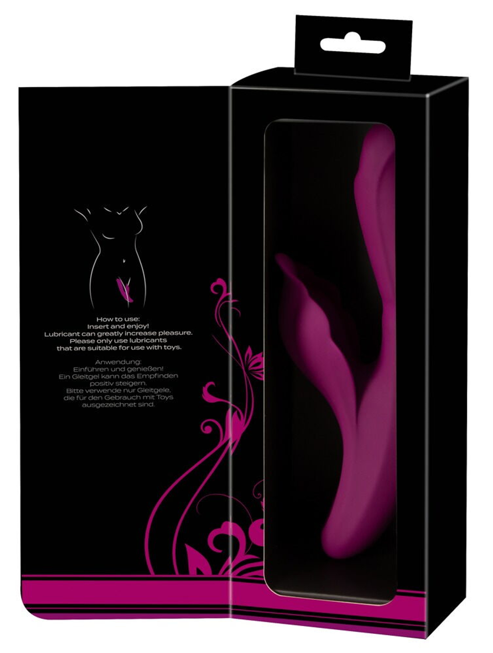 Лиловый вибратор-кролик 4 Function Vibrator - 24 см.