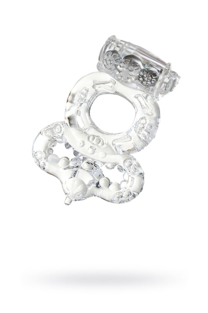 Виброкольцо прозрачное с бантиком Виброкольцо прозрачное с бантиком