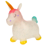 Мяч прыгун Единорог с блестяшками1300 гр, с-30371