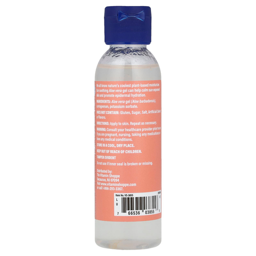 The Vitamin Shoppe, Гель алоэ вера, 118,3 мл (4 жидк. унц.)