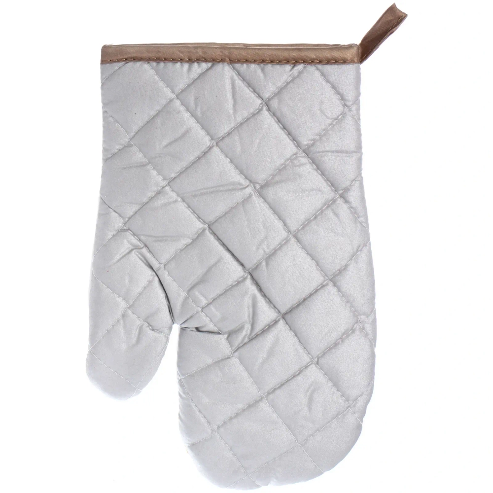 Прихватка в наборе с варежкой «Снежинка» цвет золотой, 17,5*17,5 см и 27*17 см