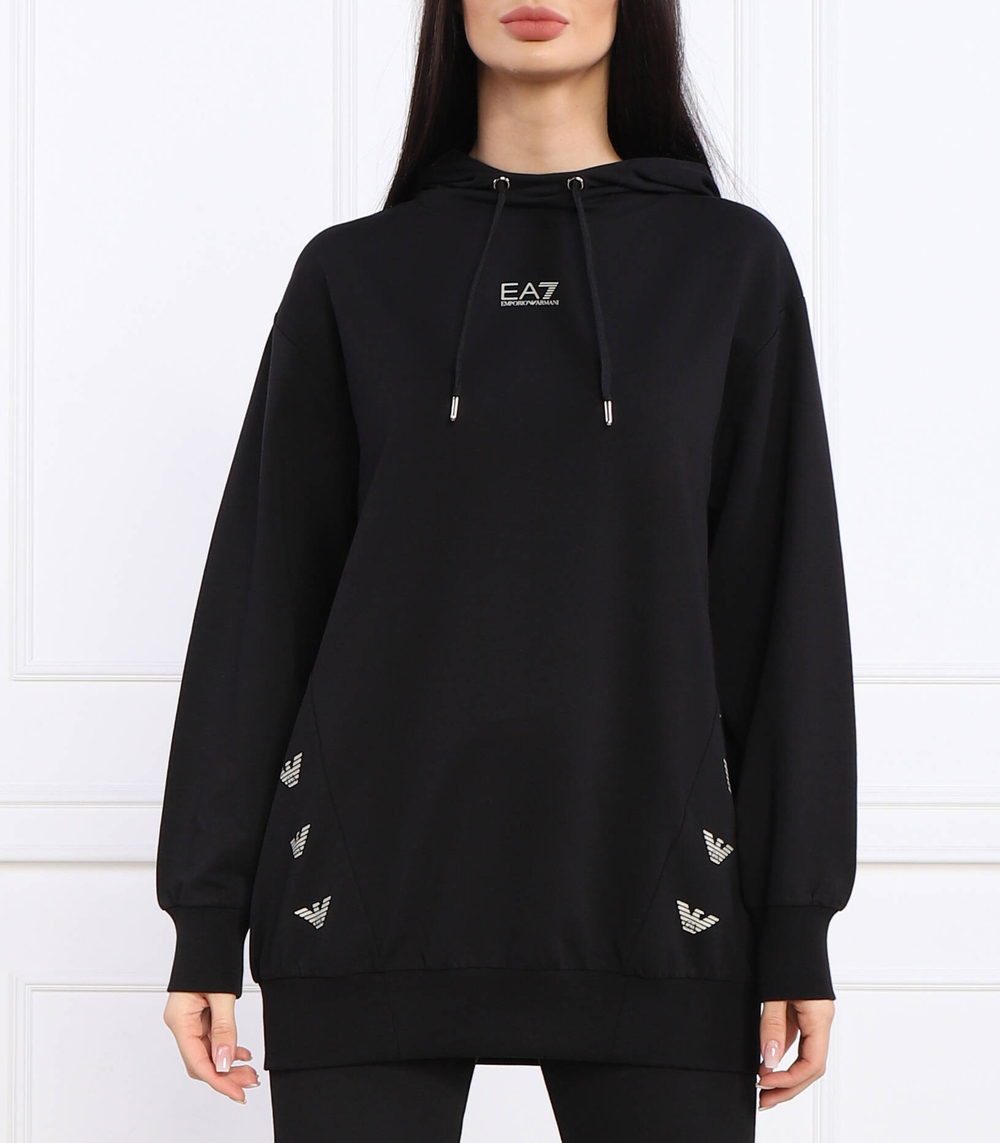 Худи EA7 - черный(3RTM11 TJEAZ)