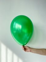 S Шар металлик 30 см №8 зеленый (БГ-17)