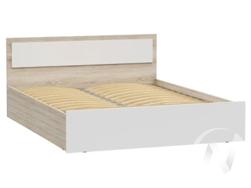 Кровать с подъемным механизмом 1;6м Спальня Мартина (сонома/белый)