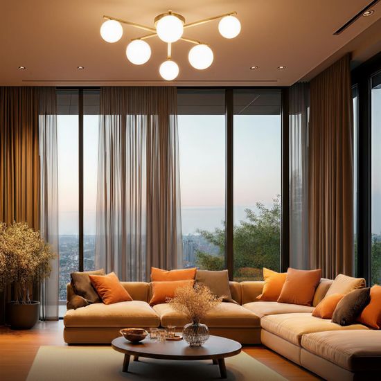 CL209263 GLOB Бронза Св-к Люстра