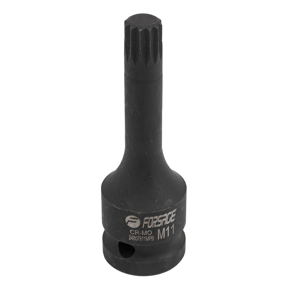 Головка-бита SPLINE ударная M11,1/2'' Forsage F-24807811MPB