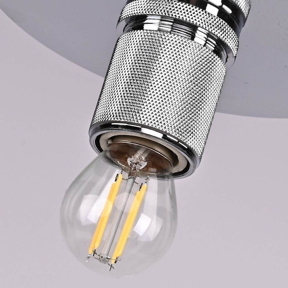 Подвесной светильник RH Utilitaire Disk Shade Pendant Silver