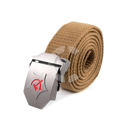 Ремень CЛЕДОПЫТ Звезда Серп и Молот песок