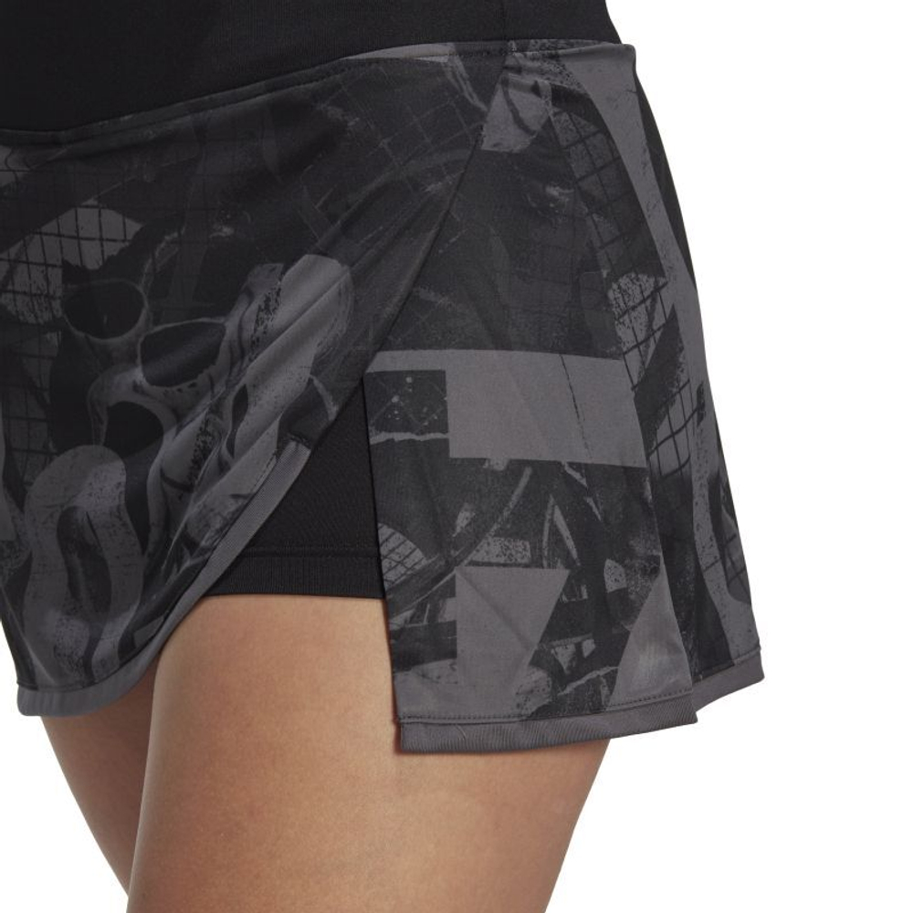 Теннисная юбка Adidas Club Graphic Skirt - black/grey