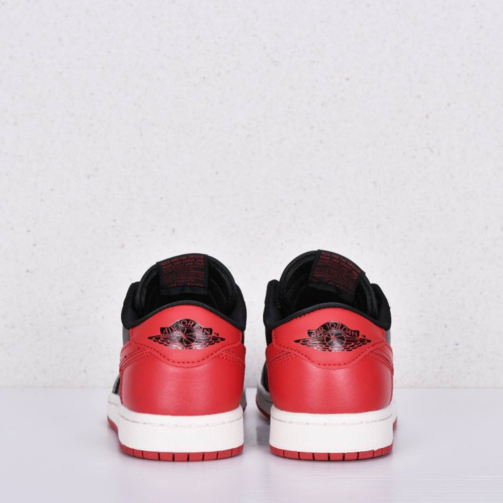 Кроссовки Nike Air Jordan 1 Low Red арт 5527-2