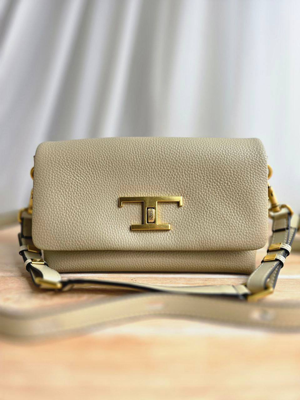 Сумка Tods бежевая