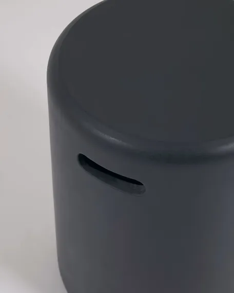 Табурет из бетона Taimi черный