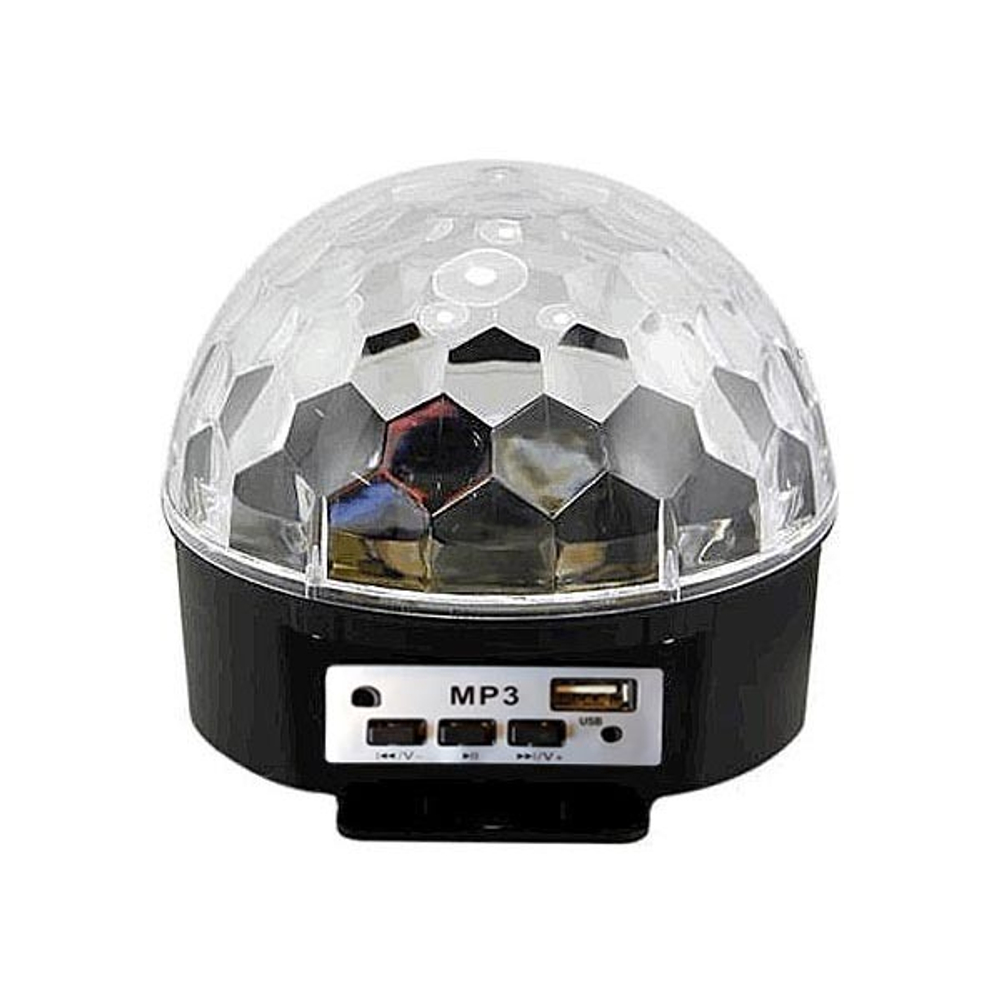 Диско-шар с MP3-плеером, пультом управления, USB-флэшкой и микрофоном