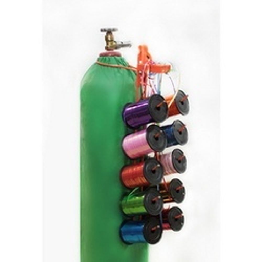 Накопитель для ленты для 10 бобин с креплениями на баллон и стену
