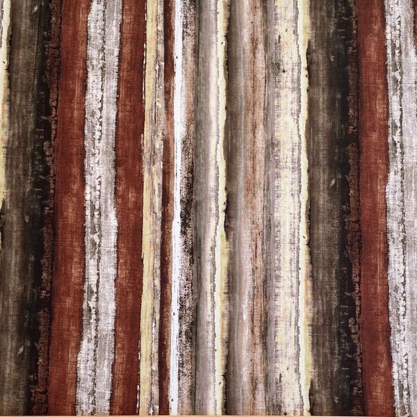 КОРИЧНЕВЫЕ ПОЛОСКИ, 100% хлопок Handmade Fabrics 1