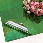 Пленка В листах 10 шт 70 х 100 см голография (Зеленый)