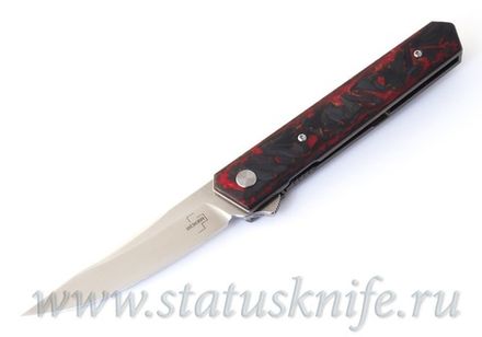 Нож Boker Plus 01BO224 Kwaiken Flipper Red Marble Carbon