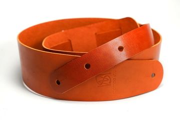 MB6061-115 Ремень для гитары, кожаный, рыжий, Mamba straps