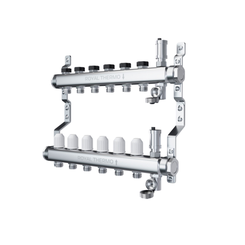 Комплект Royal Thermo коллектор RTE универ. 12 вых.+ узел RoyalMix OPTIMAL НС-1756670
