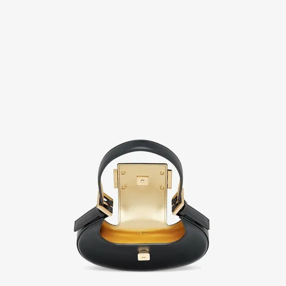 Сумка-хобо Fendi Cookie маленького формата черный
