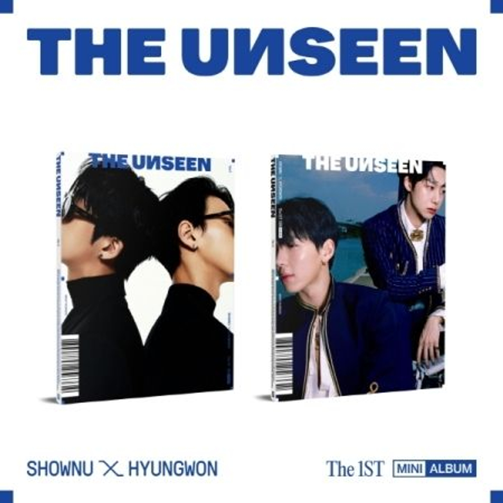 Альбом SHOWNU X HYUNGWON - THE UNSEEN 1st Mini Album 2 Version SET