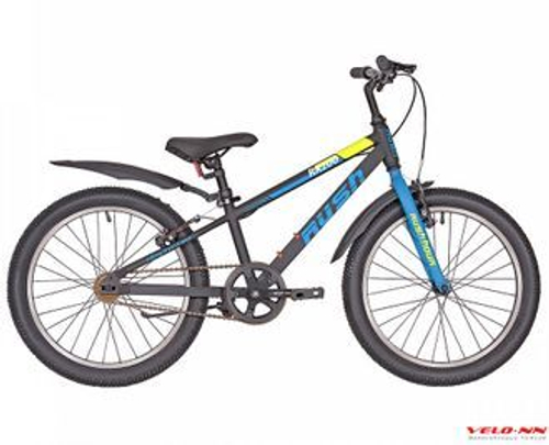 Велосипед RUSH HOUR 20" RX 200 V-brake ST 1ск черный