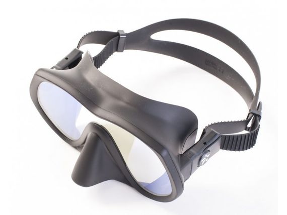 Маска с просветленными линзами Sargan Ирень Черный силикон Черная рамка
