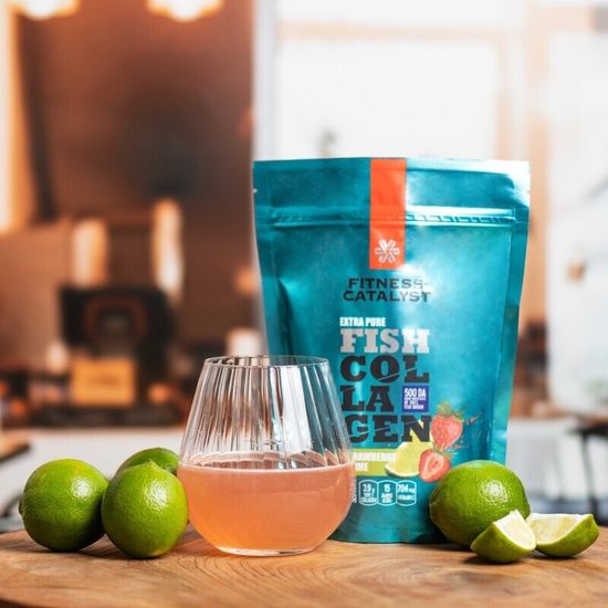 Чистый рыбный коллаген (клубника-лайм) Fitness Catalyst