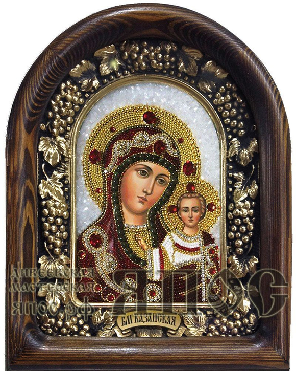 Икона Пресвятая Богородица Казанская бисер