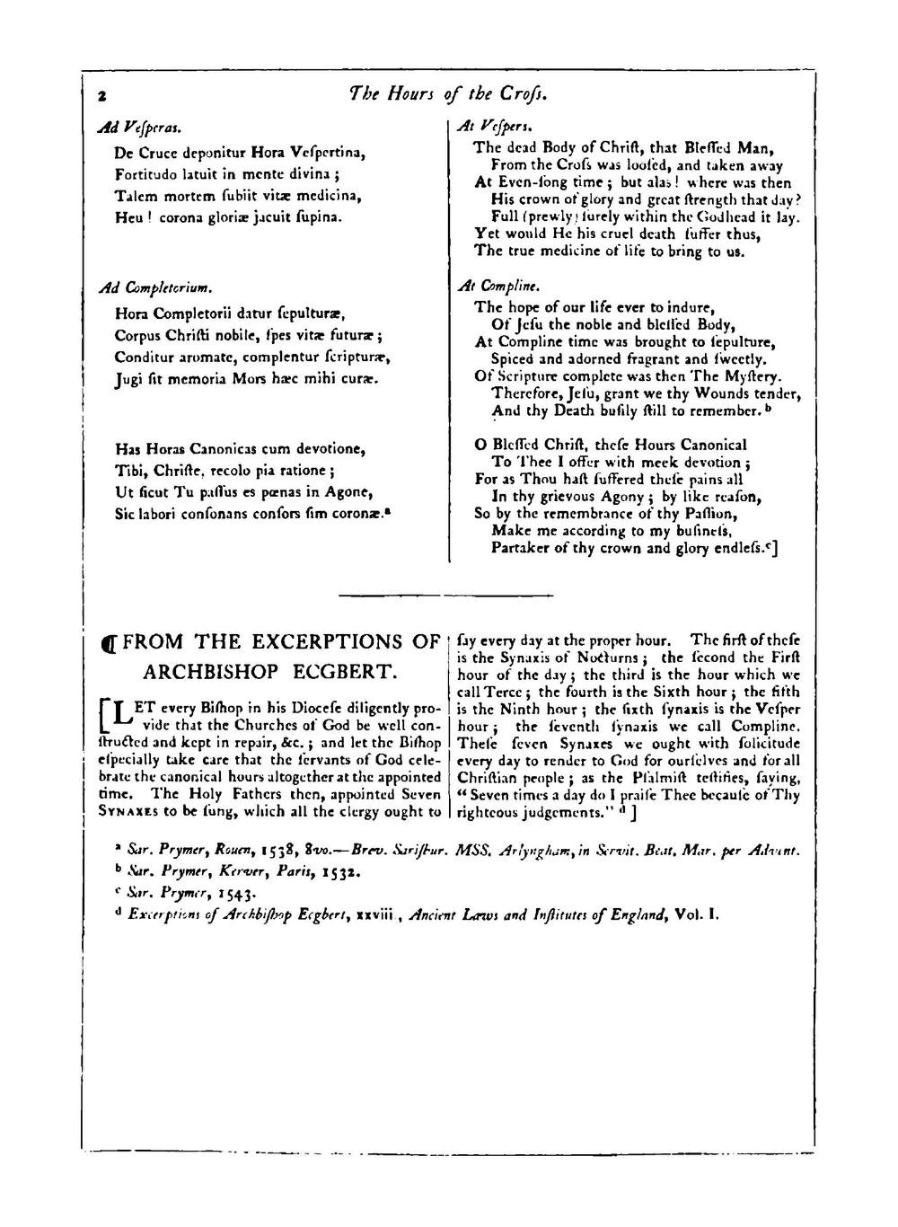The Psalter, or, Seven ordinary hours of prayer according to the use of the illustrious and excellent Church of Sarum | J.D. Chambers