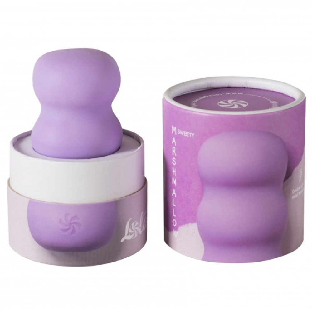 Мастурбатор Marshmallow Sweety фиолетовый 8 см