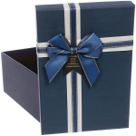 Коробка подарочная «Нежный бант» 23*16*9,5 см, синий