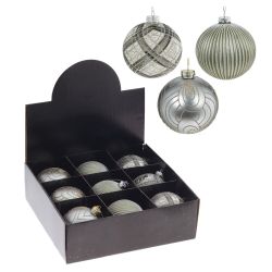 GAEM Набор из 9шт Украшение новогоднее "Шар", D 10 см, L33 W32 H10,5 см