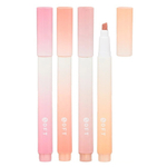 Маркер текстовыделитель Basir, серия "PASTEL", 4 цвета в розовых оттенках