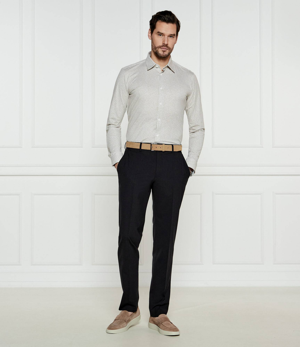 Рубашка P-ROAN-kent-C1-233 BOSS BLACK - бежевый(50533655)