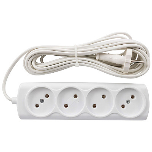 Удлинитель Engy "Эконом" 5м/4роз (ШВВП 2х0.75)