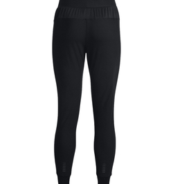 Женские теннисные брюки Under Armour Qualifier Run 2.0 Pants - black/reflective