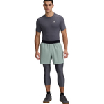 Баскетбольные штаны Under Armor HeatGear Armor 3/4 Leggings Gray