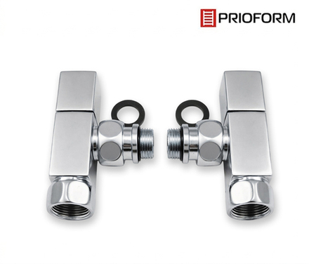 Комплект вентилей угловых Quadro 1/2*3/4 